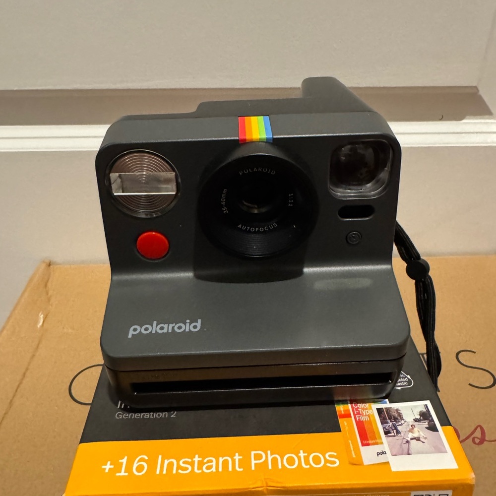 Polaroid Now Generation 2 Instant Camera - Black